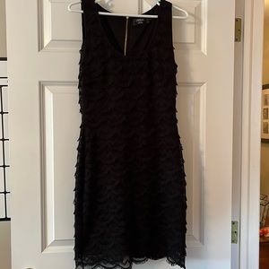 Guess black lace dress